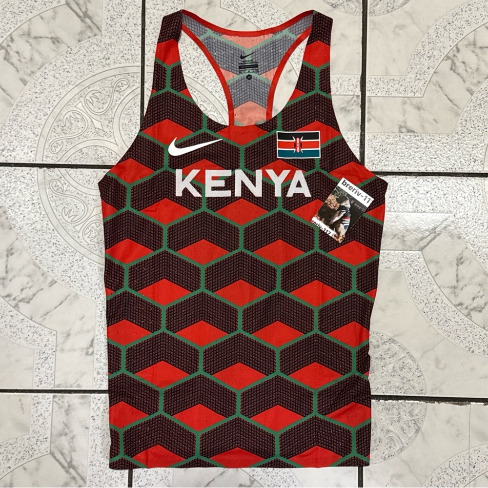New Nike Pro Elite Kenya Toyko Olympic Running Singlet Women’s Size M CI8135